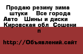 Продаю резину зима 2 штуки  - Все города Авто » Шины и диски   . Кировская обл.,Сошени п.